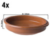 (4 sztuki) CLASSICO – naczynie do zapiekania tapas – Ø 160 mm – brązowe