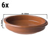 (6 szt.) Naczynie do zapiekania tapas CLASSICO – Ø 160 mm – brązowe