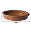 (10 szt.) CLASSICO - Naczynie do zapiekania - Ø230x55mm - Brązowy