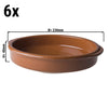 (6 szt.) Naczynie do zapiekania tapas CLASSICO – Ø 230 mm – brązowe