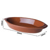(10 szt.) CLASSICO - Naczynie do zapiekania - 240x140x40mm - Brązowy