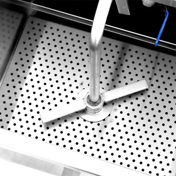 Filtr oleju do głębokiego smażenia z zaworem spustowym - 48 litrów - Prime Gastro