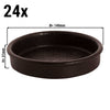 (24 szt.) Naczynie do zapiekania MOON – Ø 140 mm – czarne
