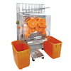 Automatyczna wyciskarka do pomarańczy - 120W - 47kg - z automatyczny podajnik, idealna do samoobsługi, 20 owoców/min, Ø40–80mm - stal nierdzewna - Pomarańczowy