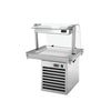 Drop-In Cold Plate - 800mm - +2 to +8°C - 2x GN 1/1 - 350W - with glass sneeze guard