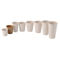 (1000 sztuk) Kubki papierowe – 150 ml – średnica 80 mm – brązowe