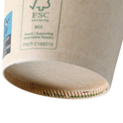 (1000 sztuk) Kubki papierowe – 150 ml – średnica 80 mm – brązowe