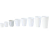 (1000 sztuk) Kubki papierowe – 150 ml – średnica 80 mm – białe