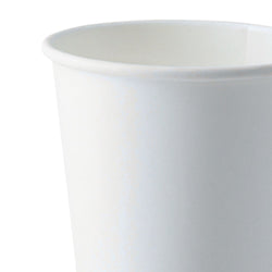 (1000 Stück) Pappbecher - 200ml - Ø 80mm - Weiß