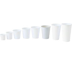 (1000 sztuk) Kubki papierowe – 300 ml – średnica 90 mm – białe