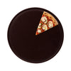(12 szt.) Talerz do pizzy - Polietylen - Ø 320mm - Brązowy