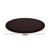 (12 szt.) Talerz do pizzy - Polietylen - Ø 340mm - Brązowy