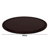 (12 pcs) Pizza Plate - Polyethylene - Ø400mm - Brown