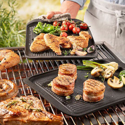 Podwójna płyta grillowa PREMIUM – 300 x 225 mm