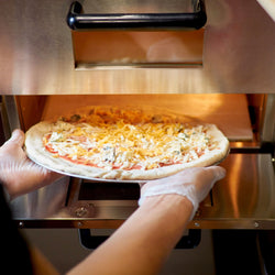 Mini piec do pizzy - 2 x 4 x Ø20cm - Manualne