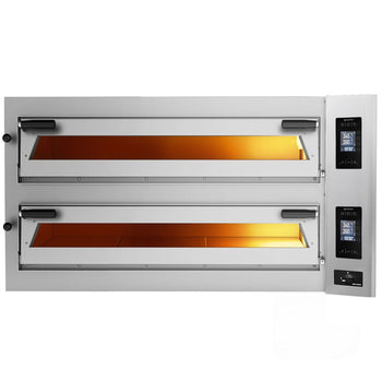 Elektryczny piec do pizzy - 6+6x 35cm (szeroki) - Cyfrowy - Prime Gastro
