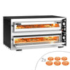 Piec do pizzy – elektryczny – 6+6x 35 cm – manualny – wersja szeroka