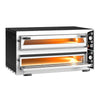 Piec do pizzy – elektryczny – 6+6x 35 cm – manualny – wersja szeroka