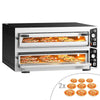 Piec do pizzy – elektryczny – 9+9x 35 cm – manualny – wersja szeroka