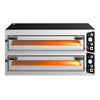 Piec do pizzy – elektryczny – 9+9x 35 cm – manualny – wersja szeroka