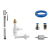 (2 pcs) Portioning Rinse WATERSTOP with integrated automatic water stop with integrated backflow preventer incl. sieve plate