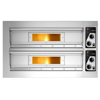 Elektryczny piec do pizzy - 4+4x 33cm - Manualny - Prime Gastro