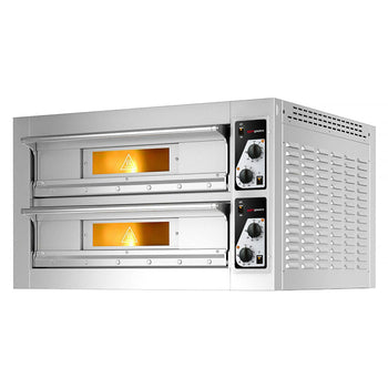 Elektryczny piec do pizzy - 4+4x 33cm - Manualny - Prime Gastro