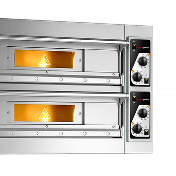 Elektryczny piec do pizzy - 4+4x 33cm - Manualny - Prime Gastro