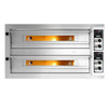 Electric Deck Pizza Oven - Twin Deck - Firebrick Base - 6+6 x Ø 33cm (13") - Mechanical Controls - up to 400°C