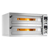 Electric Deck Pizza Oven - Twin Deck - Firebrick Base - 6+6 x Ø 33cm (13") - Mechanical Controls - up to 400°C