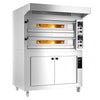 Piec do pizzy – elektryczny – 6+6x 33 cm – manualny – z okapem i garownią