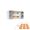 Electric Deck Pizza Oven - Twin Deck - Refractory Stone Deck - 9+9 x Ø 33cm (13") - up to 400°C