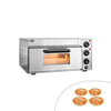 Piec do pizzy mini – elektryczny – jednokomorowy – 4x 20 cm – 230 V – do 350 °C – manualny