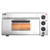Piec do pizzy mini – elektryczny – jednokomorowy – 4x 20 cm – 230 V – do 350 °C – manualny