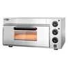 Piec do pizzy mini – elektryczny – jednokomorowy – 4x 20 cm – 230 V – do 350 °C – manualny