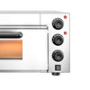 Piec do pizzy mini – elektryczny – jednokomorowy – 4x 20 cm – 230 V – do 350 °C – manualny