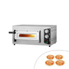 Electric Deck Pizza Oven - Single Deck - Refractory Stone Deck - 4 x Ø 24cm (9.4") - 230V Single Phase | 16A Plug - Mechanical Controls - up to 450°C