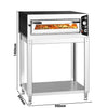 Elektryczny piec do pizzy – 4 x 35 cm – manualny – wraz z podstawą