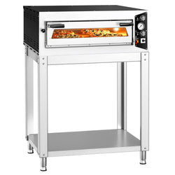 Elektryczny piec do pizzy – 4 x 35 cm – manualny – wraz z podstawą