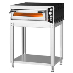 Elektryczny piec do pizzy – 4 x 35 cm – manualny – wraz z podstawą
