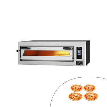 Elektryczny piec do pizzy - 4x 35cm - Cyfrowy - Prime Gastro