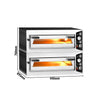 (2 szt.) Piec do pizzy – elektryczny – 4x 35 cm – manualny
