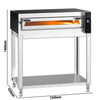 Elektryczny piec do pizzy – 6 x 35 cm (szerokość) – cyfrowy – wraz z podstawą