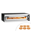 Piec do pizzy – elektryczny – 6x 35 cm – manualny – wersja szeroka
