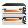 (2 szt.) Piec do pizzy – elektryczny – 6x 35 cm – manualny – wersja głęboka