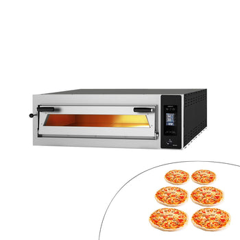 Elektryczny piekarnik do pizzy – 6 x 35 cm (głębokość) – cyfrowy - Prime Gastro