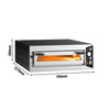 Piec do pizzy – elektryczny – 6x 35 cm – manualny – wersja głęboka