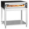 Elektryczny piec do pizzy – 9 x 34 cm (szerokość) – manualna obsługa – wraz ze podstawą