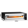 Pizza oven – electric – 9x 35 cm – digital – wide version