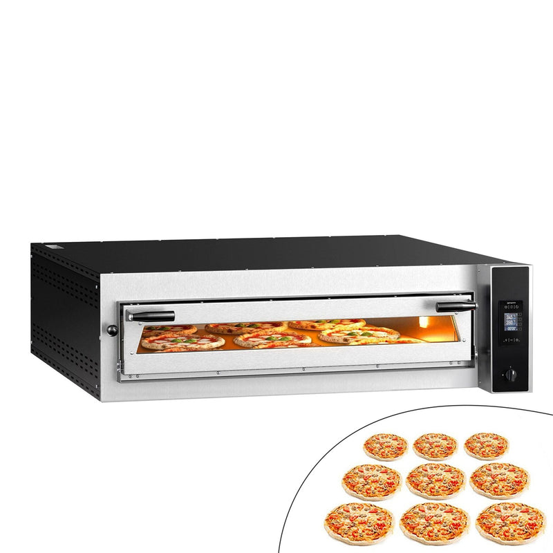 Elektryczny Piec do pizzy - 9 x Ø35cm (Szeroki) - Panel dotykowy